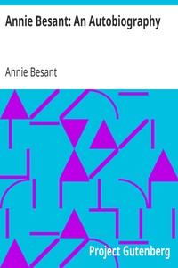 Annie Besant: An Autobiography