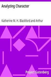 Analyzing Character: The New Science of Judging Men; Misfits in Business, the Home and Social Life