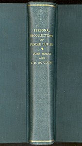Personal Recollections of Pardee Butler