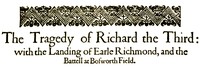King Richard III
