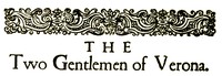 The Two Gentlemen of Verona