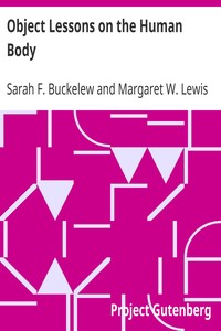 Object Lessons on the Human Body: A Transcript of Lessons Given in the Primary Department of School No. 49, New York City