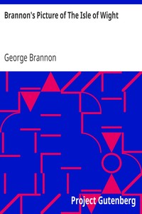Brannon's Picture of The Isle of Wight: The Expeditious Traveller's Index to Its Prominent Beauties & Objects of Interest. Compiled Especially with Reference to Those Numerous Visitors Who Can Spare but Two or Three Days to Make the Tour of the Island.