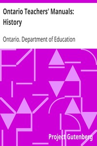 Ontario Teachers' Manuals: History