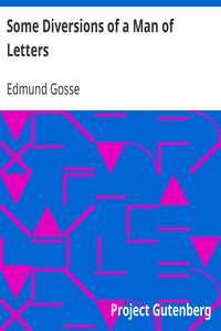 Some Diversions of a Man of Letters
