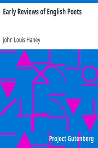 Early Reviews of English Poets