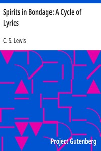 Spirits in Bondage: A Cycle of Lyrics