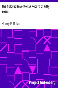 The Colored Inventor: A Record of Fifty Years