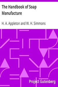 The Handbook of Soap Manufacture
