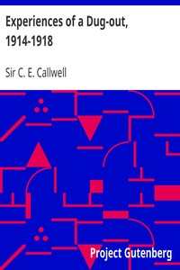 Experiences of a Dug-out, 1914-1918