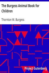 The Burgess Animal Book for Children
