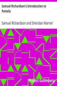 Samuel Richardson's Introduction to Pamela