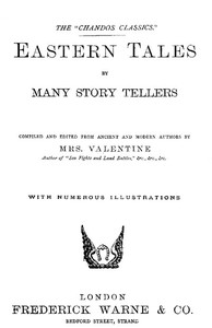 Eastern Tales by Many Story Tellers