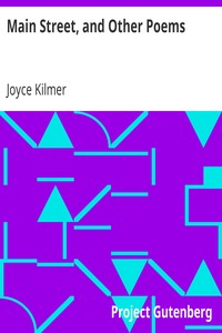 Main Street, and Other Poems
