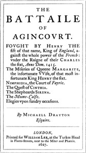 The Battaile of Agincourt
