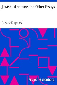 Jewish Literature and Other Essays