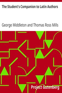 The Student's Companion to Latin Authors