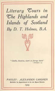 Literary Tours in The Highlands and Islands of Scotland