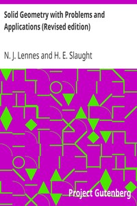 Solid Geometry with Problems and Applications (Revised edition)