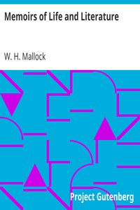Memoirs of Life and Literature