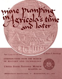 Mine Pumping in Agricola's Time and Later