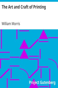 The Art and Craft of Printing
