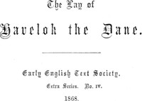 The Lay of Havelok the Dane