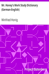 Mr. Honey's Work Study Dictionary (German-English)