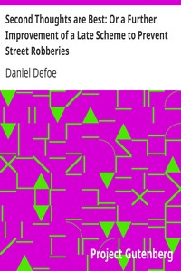 Second Thoughts are Best: Or a Further Improvement of a Late Scheme to Prevent Street Robberies