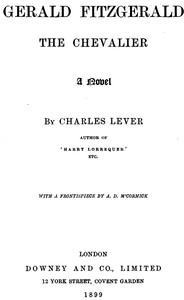 Gerald Fitzgerald, the Chevalier: A Novel