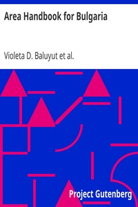 Area Handbook for Bulgaria