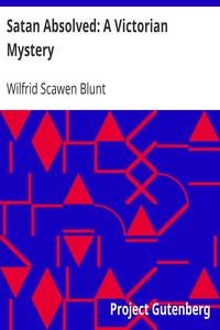 Satan Absolved: A Victorian Mystery