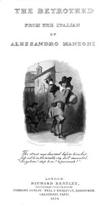 The Betrothed: From the Italian of Alessandro Manzoni