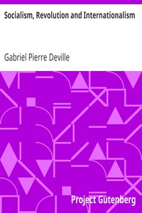 Socialism, Revolution and Internationalism