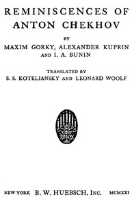 Reminiscences of Anton Chekhov