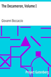 The Decameron, Volume I