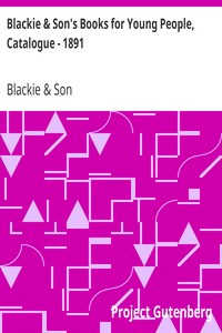 Blackie & Son's Books for Young People, Catalogue - 1891