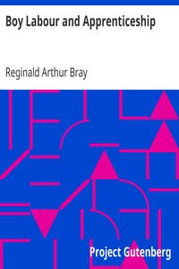 Boy Labour and Apprenticeship