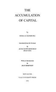 The Accumulation of Capital