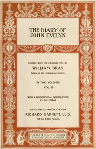 The Diary of John Evelyn (Volume 2 of 2)