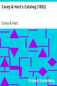 Carey & Hart's Catalog (1852)