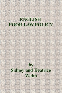 English Poor Law Policy