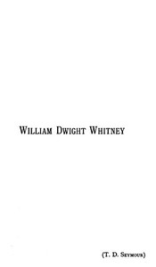 William Dwight Whitney