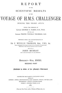 Report on the Radiolaria Collected by H.M.S. Challenger During the Years 1873-1876, Second Part: Subclass Osculosa; Index: Report on the Scientific Results of the Voyage of H.M.S. Challenger During the Years 1873-76, Vol. XVIII