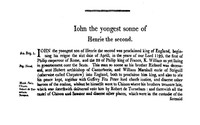 Chronicles of England, Scotland and Ireland (2 of 6): England (07 of 12): Iohn the Yongest Sonne of Henrie the Second