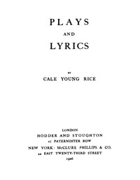 Plays and Lyrics