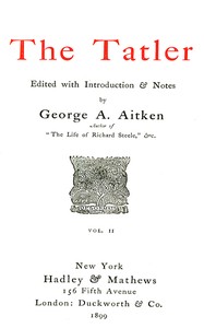 The Tatler, Volume 2