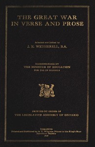 The Great War in Verse and Prose