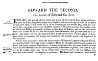 Chronicles of England, Scotland and Ireland (2 of 6): England (10 of 12): Edward the Second, the Sonne of Edward the First