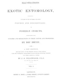 Illustrations of Exotic Entomology, Volume 1